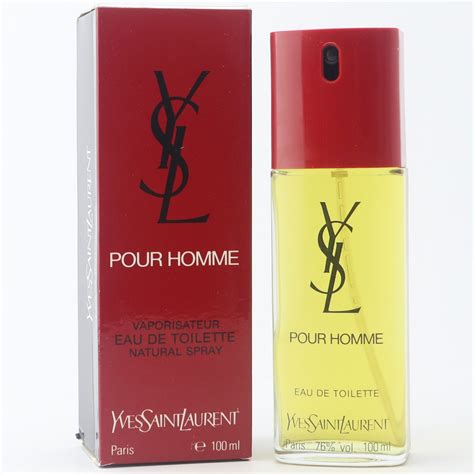 yves saint laurent pour homme eau de toilette spray|yves saint laurent male cologne.